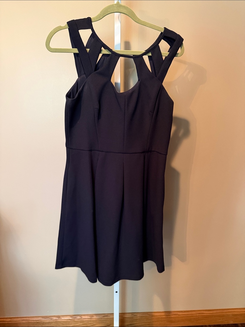 Betsey Johnson Navy Strappy Cutout Mini Dress